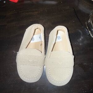 Janie and Jack Tan Kids Moccasins